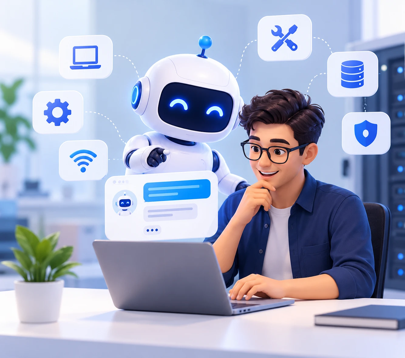 AI Chatbot for IT Support chatbot solution