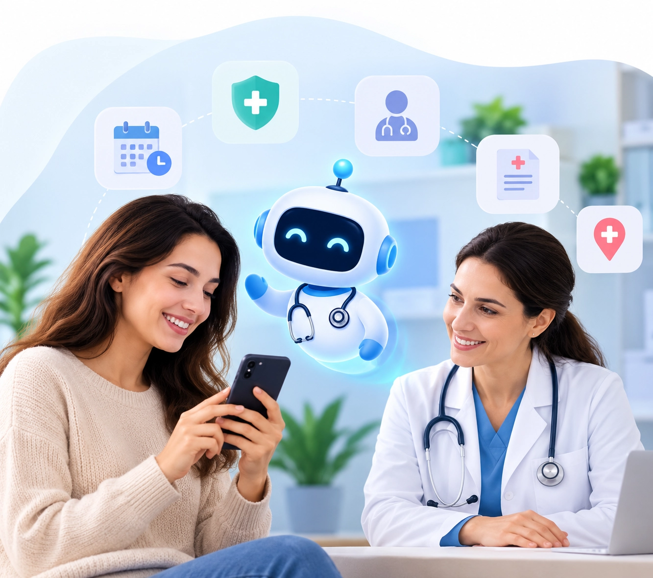 AI chatbot for healthcare chatbot solution